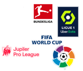 Photo with football leagues logos