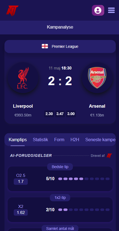 Nerdytips skærmbillede 1