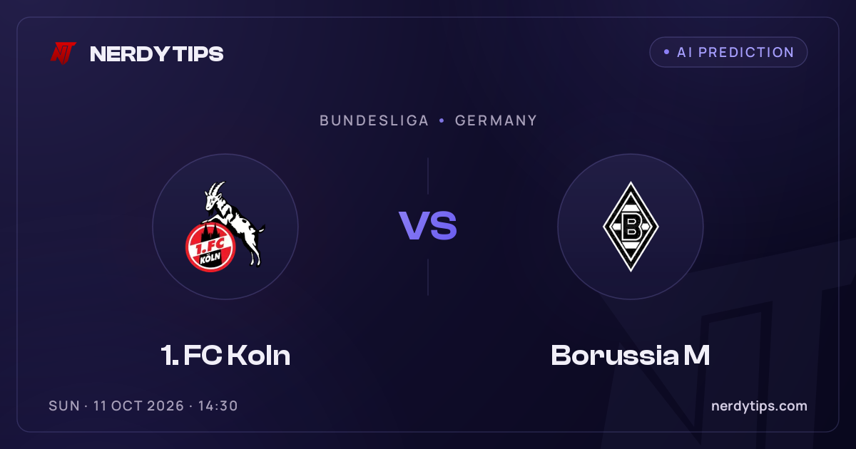 1. FC Koln vs Borussia Monchengladbach Прогноза