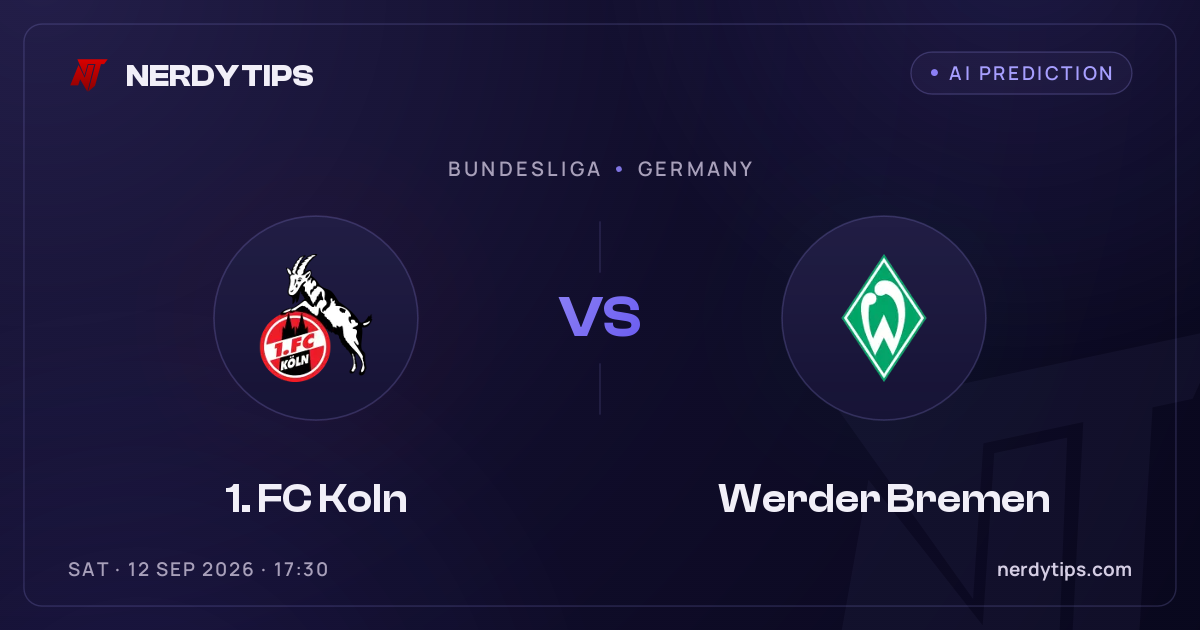 1. FC Koln vs Werder Bremen Typy