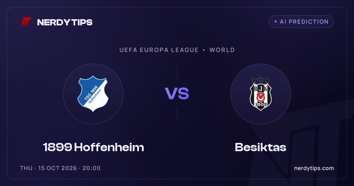 1899 Hoffenheim vs Besiktas Typy