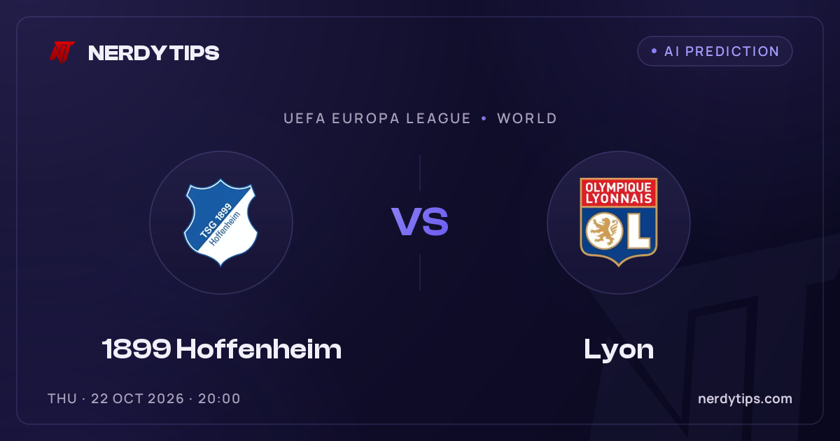1899 Hoffenheim vs Lyon Prediction