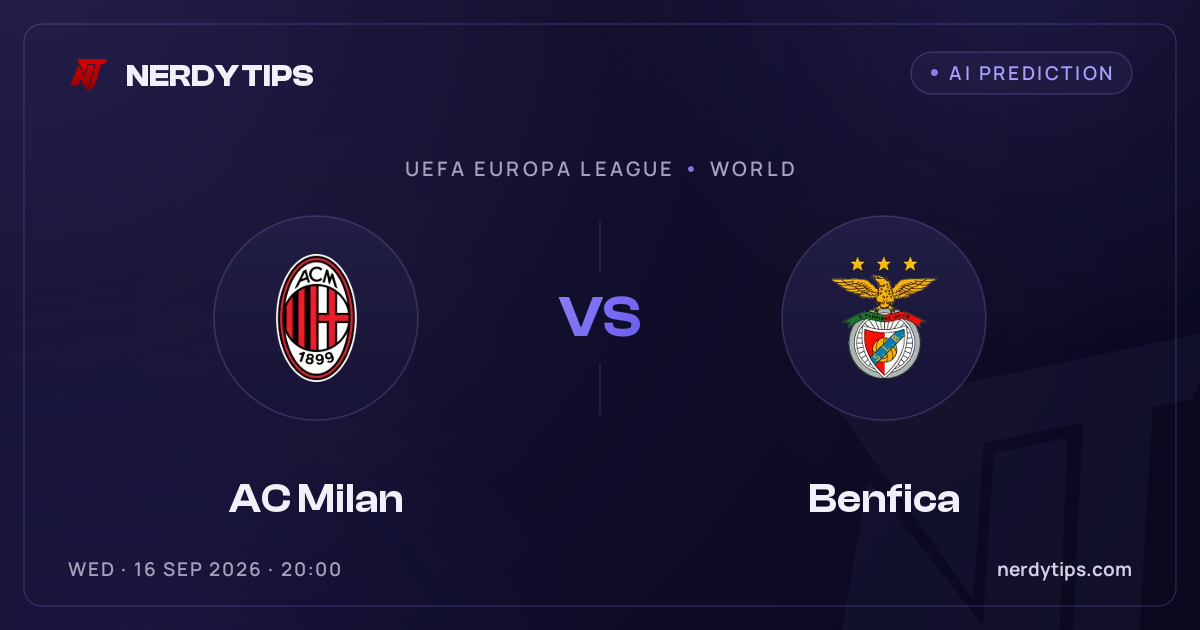 AC Milan vs Benfica Прогноз