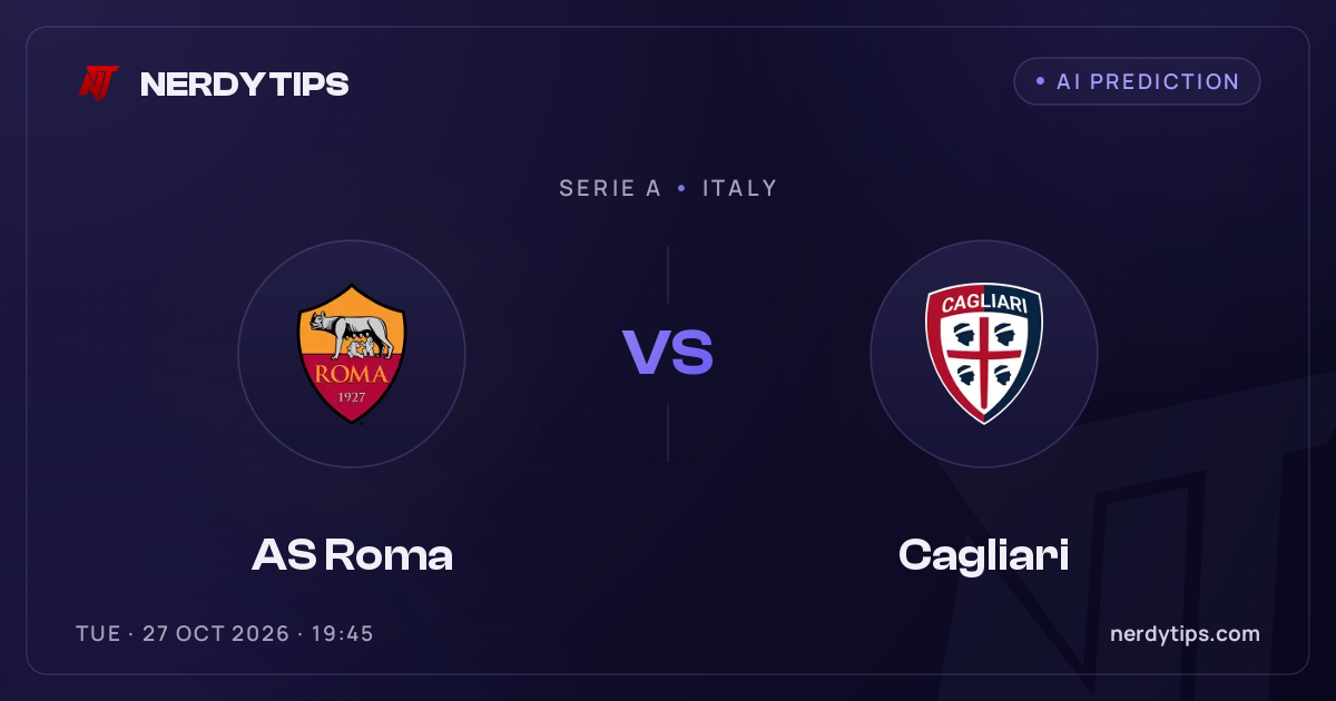 AS Roma vs Cagliari Prediction
