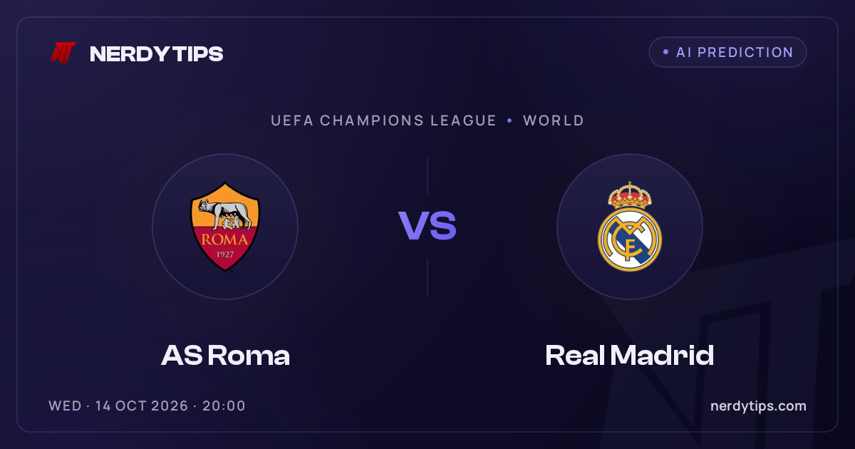 AS Roma vs Real Madrid Prediction