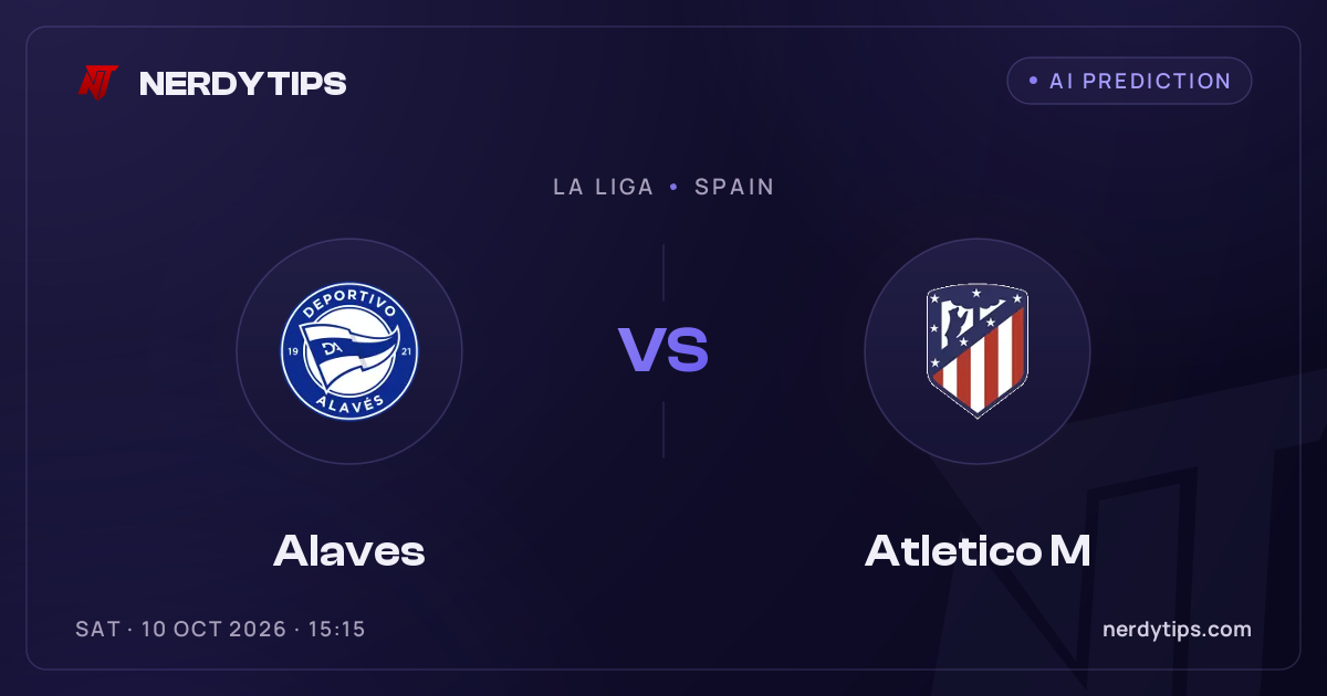Alaves vs Atletico M Prediction