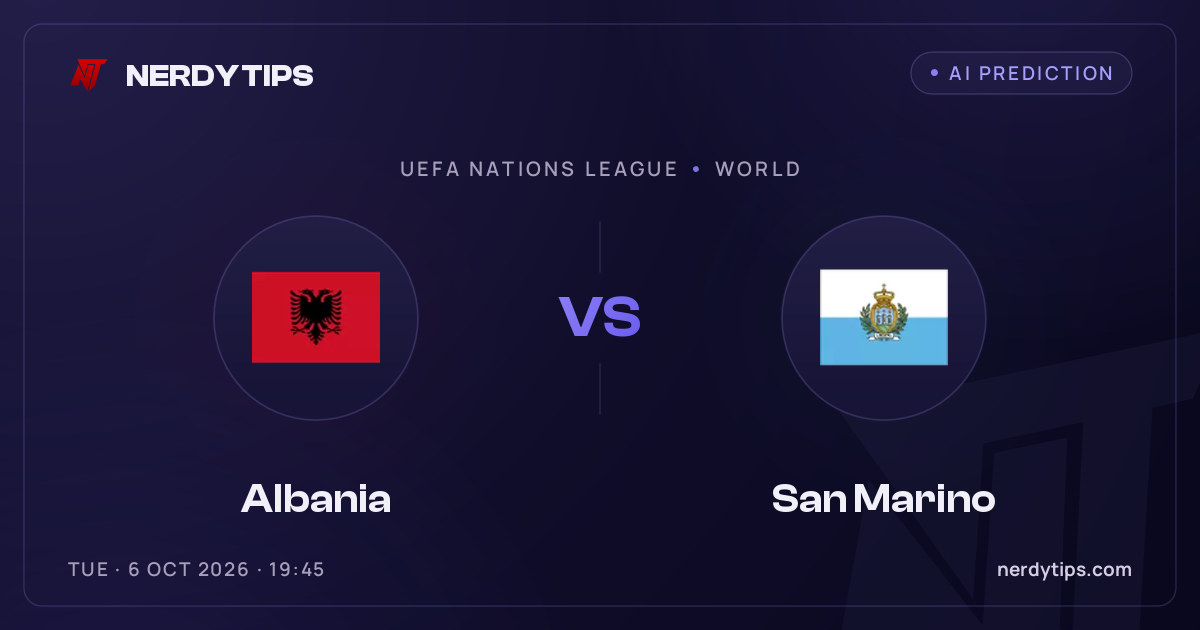 Albanië vs San Marino Voorspelling