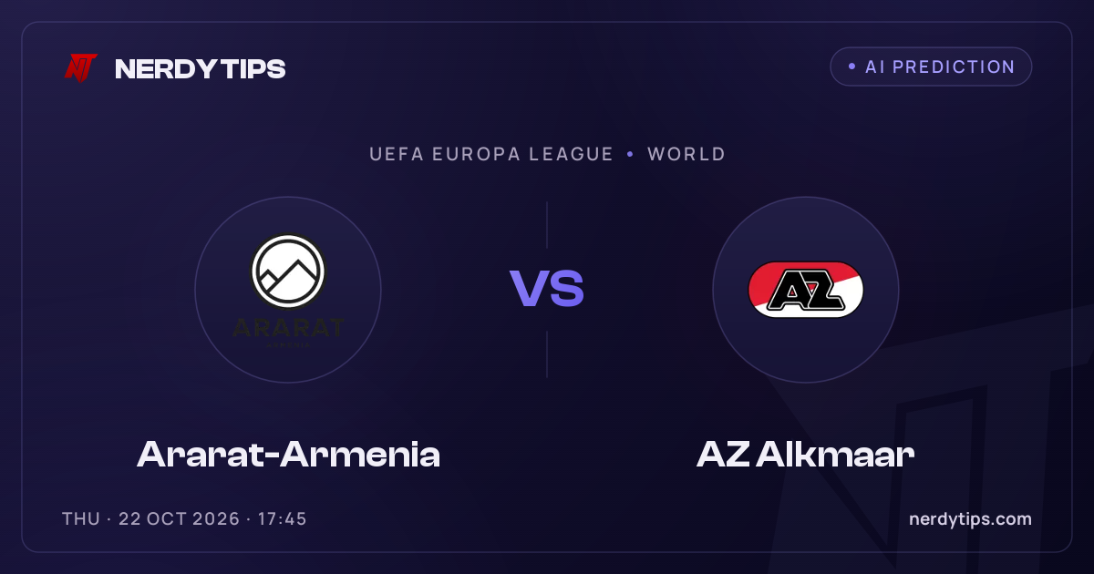 Ararat-Armenia vs AZ Alkmaar Prediction