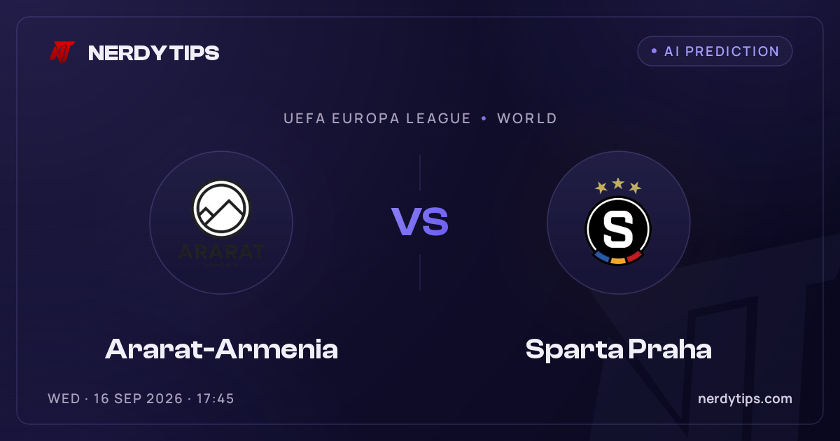 Ararat-Armenia vs Sparta Praha Typy
