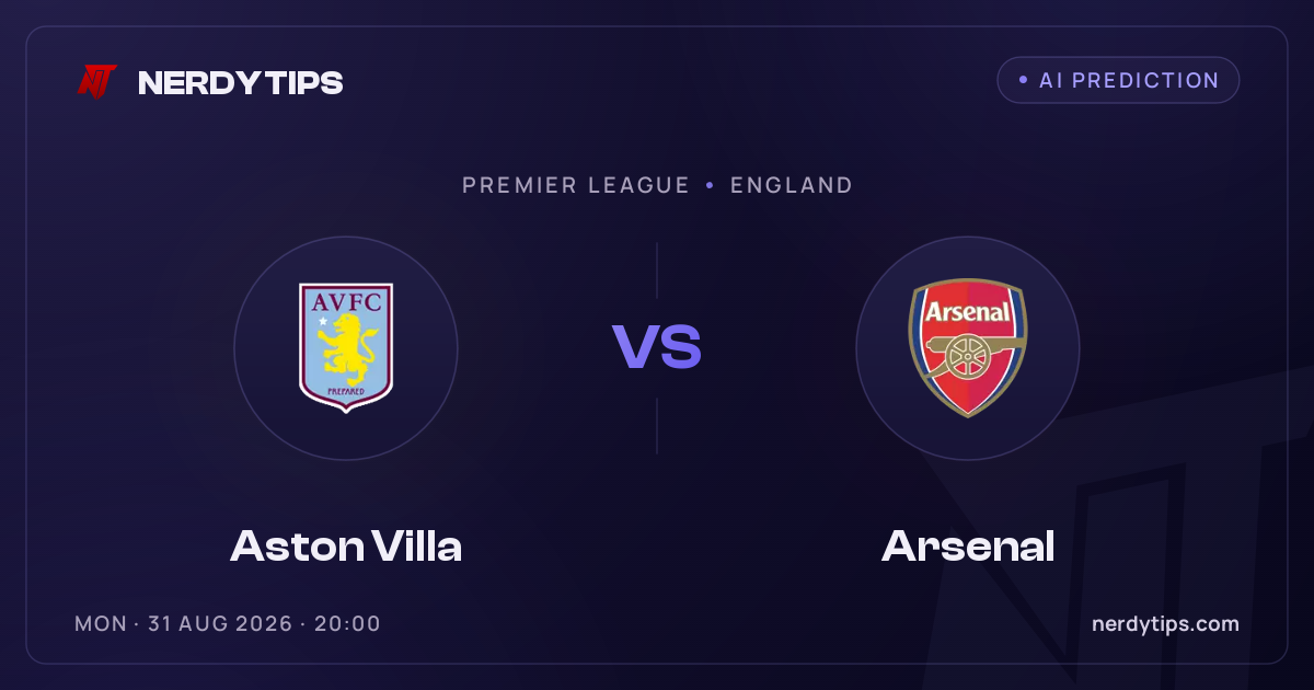 Aston Villa vs Arsenal Prediction