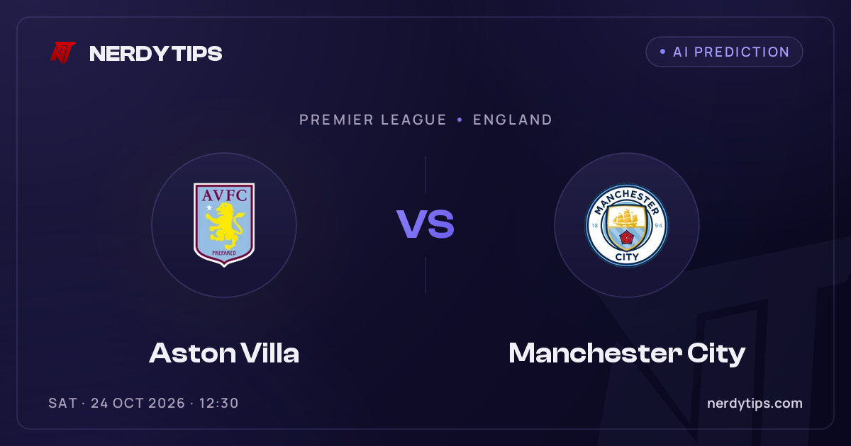 Aston Villa vs Manchester City Typy