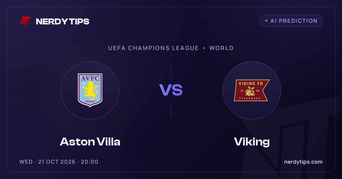 Aston Villa vs Viking Typy