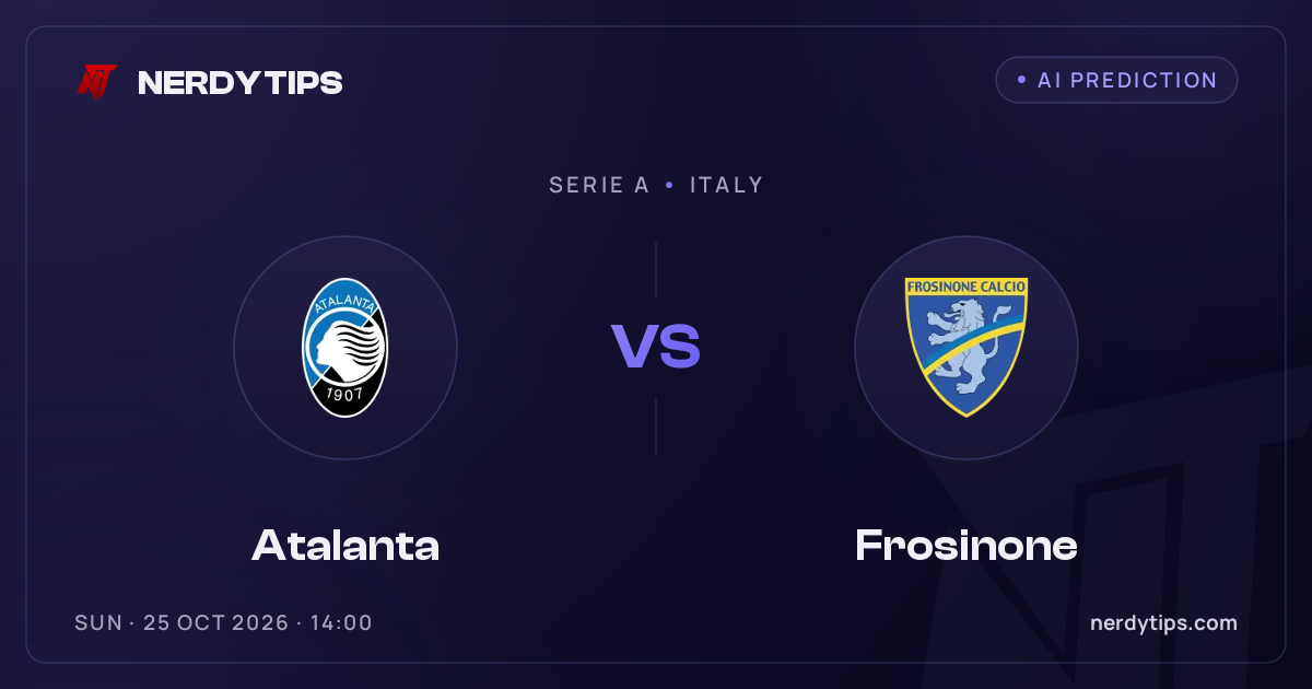 Atalanta vs Frosinone Typy