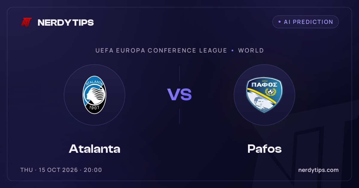 Atalanta vs Pafos Palpite