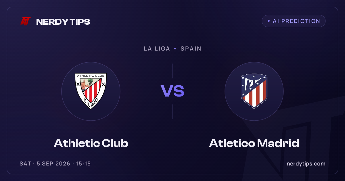Athletic Club vs Atletico Madrid Tipp
