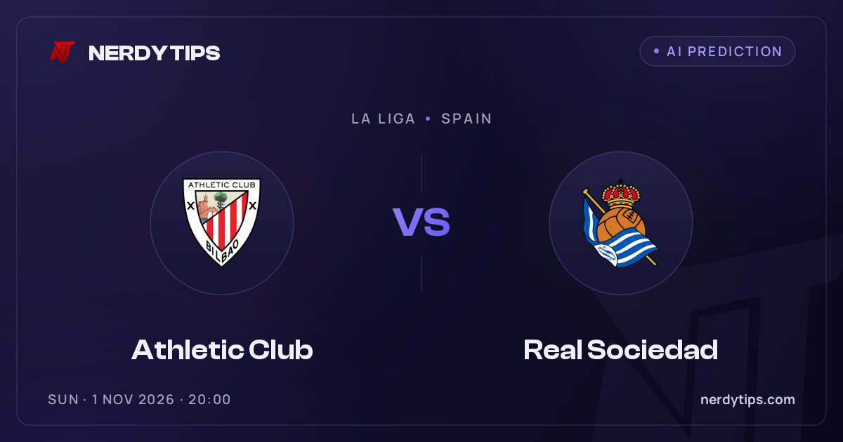 Athletic Club vs Real Sociedad Pronóstico
