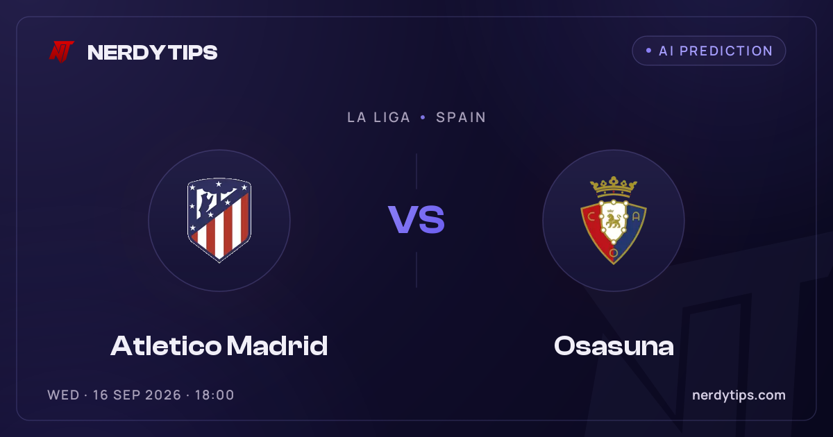 Atletico Madrid vs Osasuna Palpite