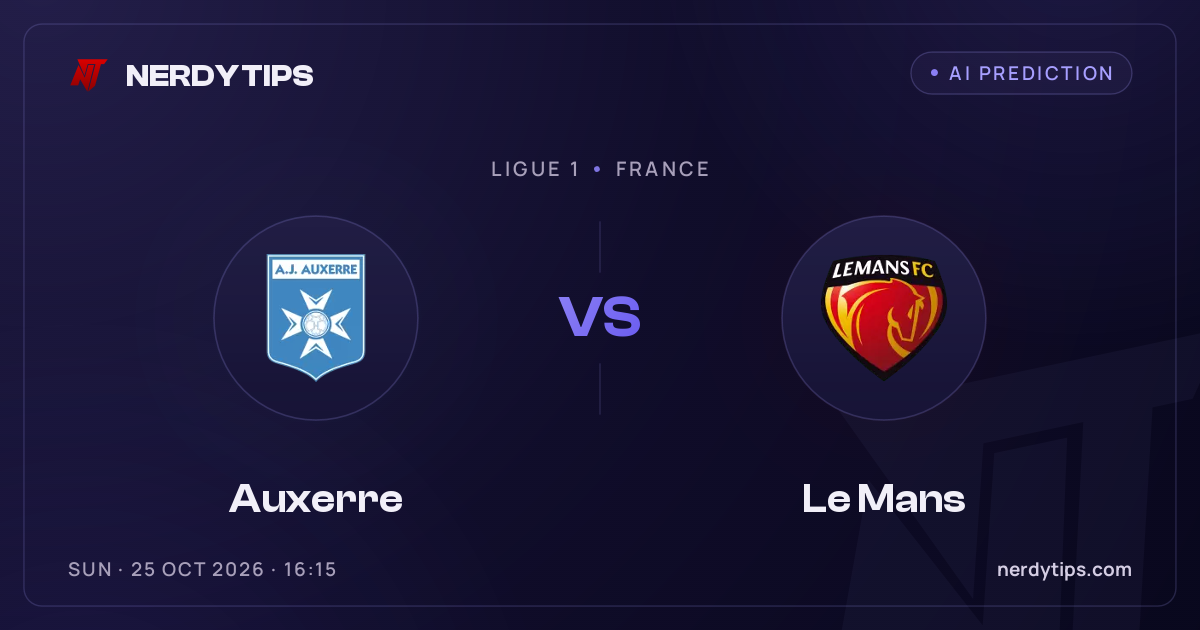 Auxerre vs Le Mans Prediction
