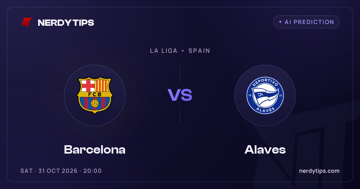 Barcelona vs Alaves Palpite