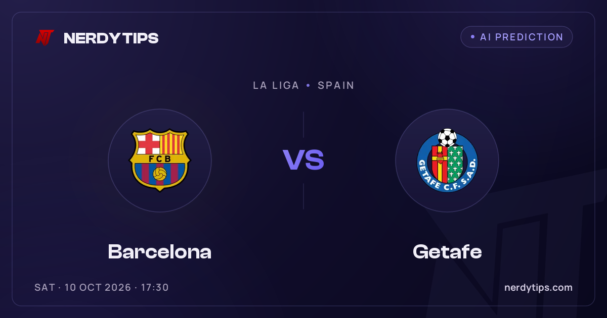 Barcelona vs Getafe Typy