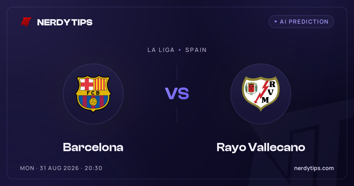 Barcelona vs Rayo Vallecano Prediction