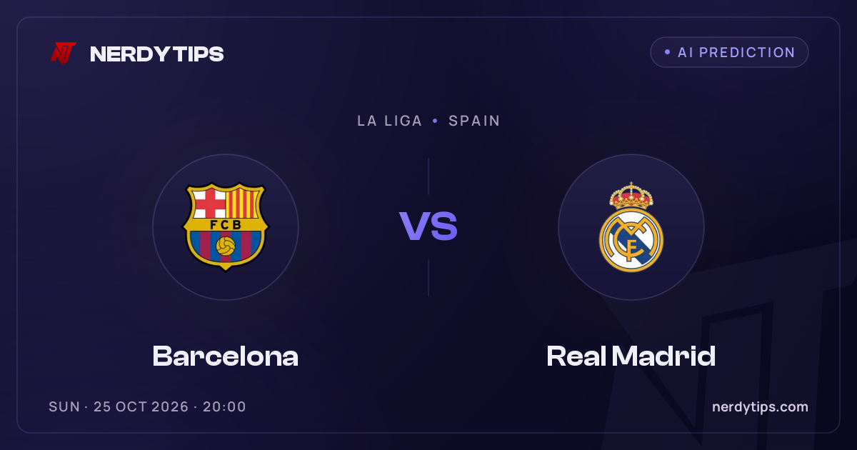 Barcelona vs Real Madrid Speltips