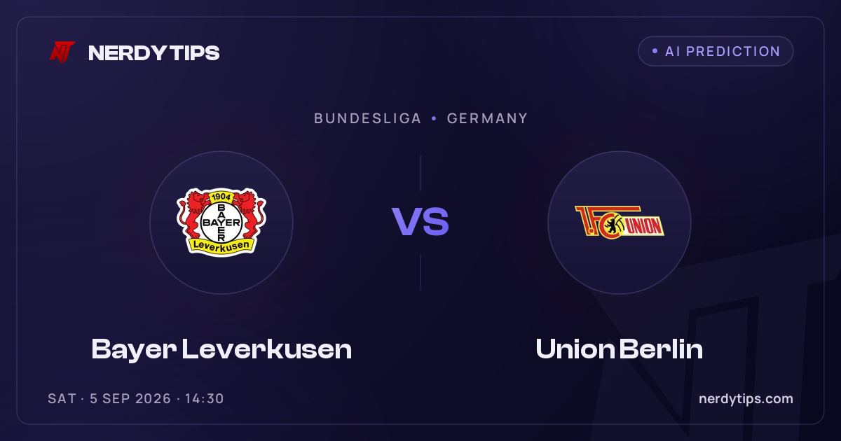 Bayer Leverkusen vs Union Berlin Prediction
