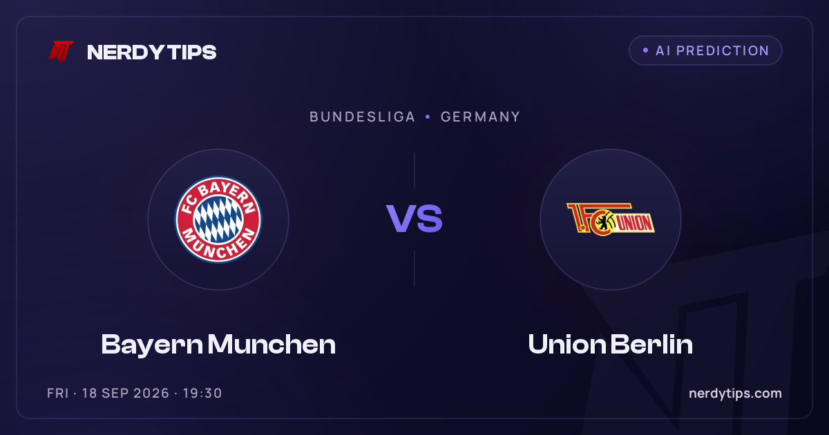 Bayern Munchen vs Union Berlin Prediction