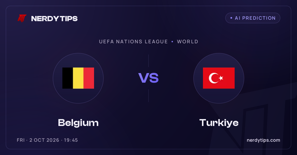 Белгия vs Турция Прогноза
