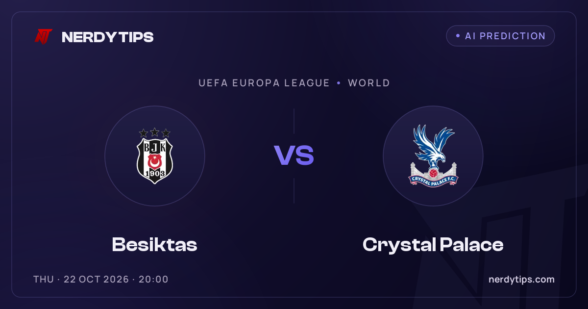 Besiktas vs Crystal Palace Typy