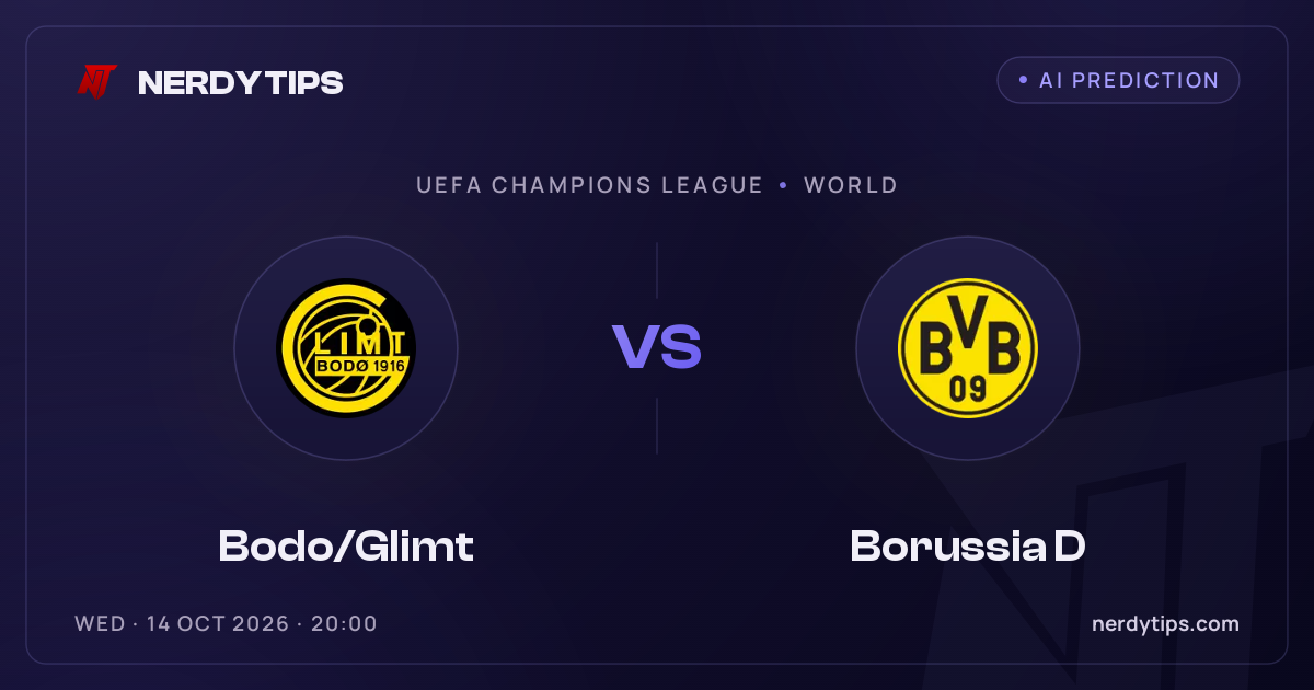 Bodo/Glimt vs Borussia D Prediction