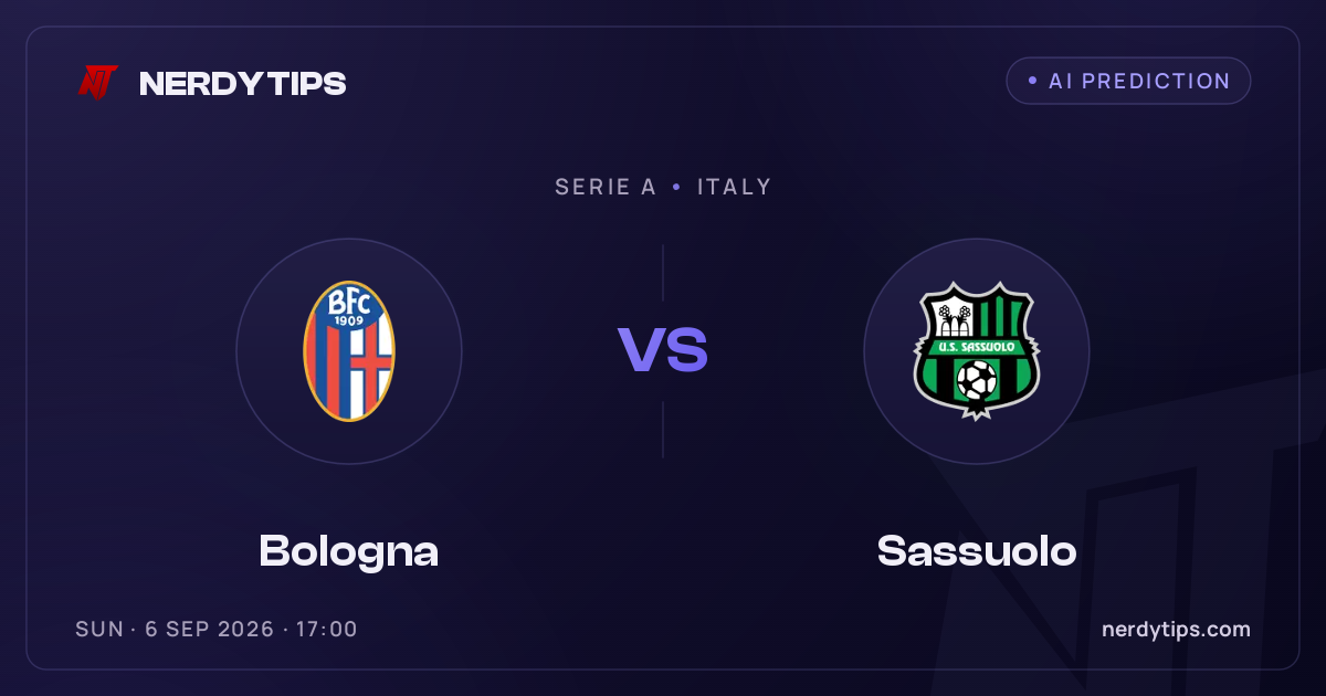 Bologna vs Sassuolo Typy