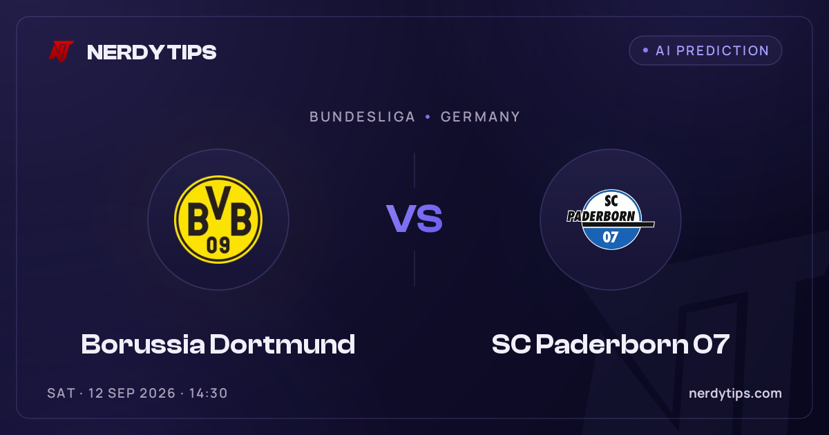 Borussia Dortmund vs SC Paderborn 07 Pronostic