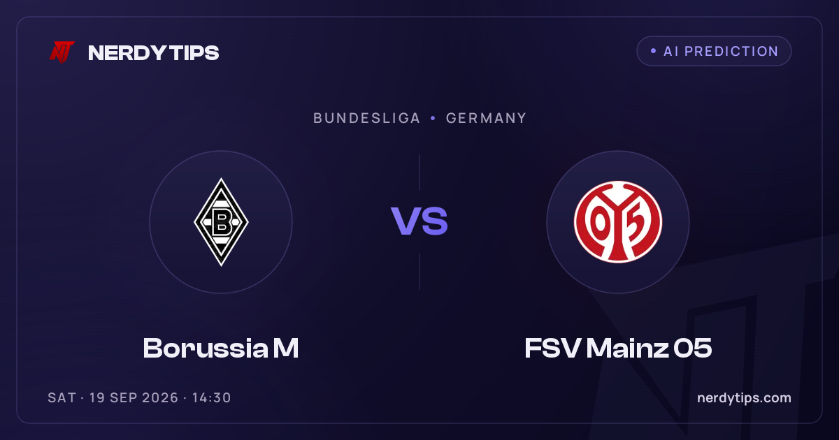 Borussia Monchengladbach vs FSV Mainz 05 Prediction