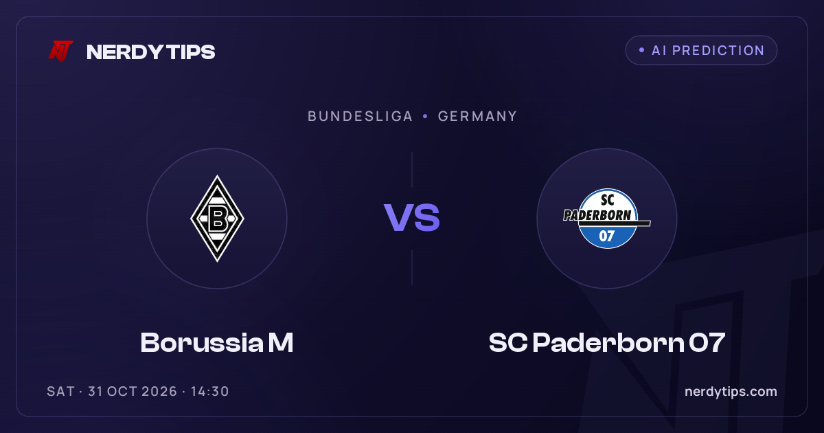 Borussia Monchengladbach vs SC Paderborn 07 Tipp