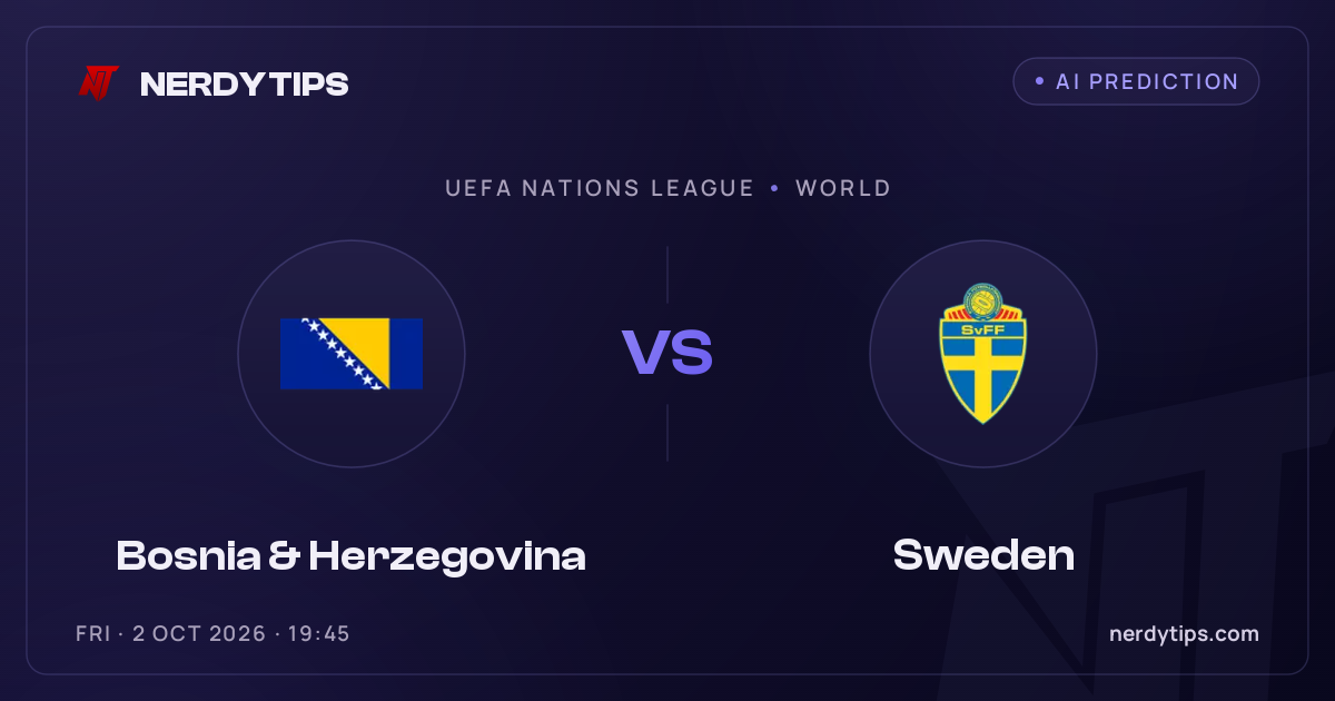 Bosnia vs Sweden Prediction
