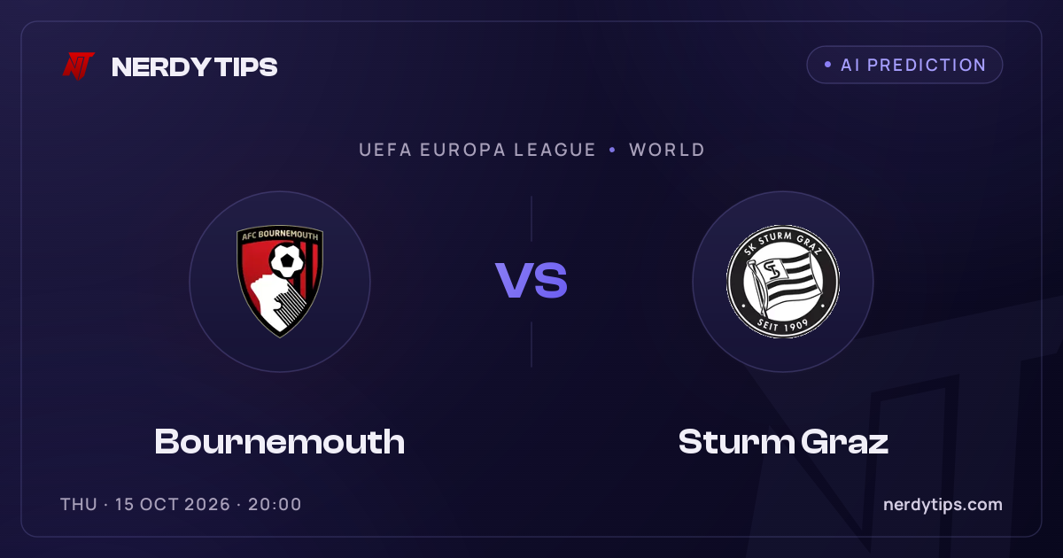 Bournemouth vs Sturm Graz Typy