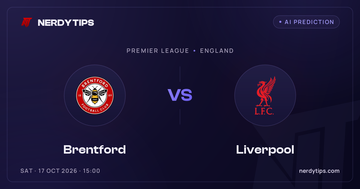 Brentford vs Liverpool Prediction