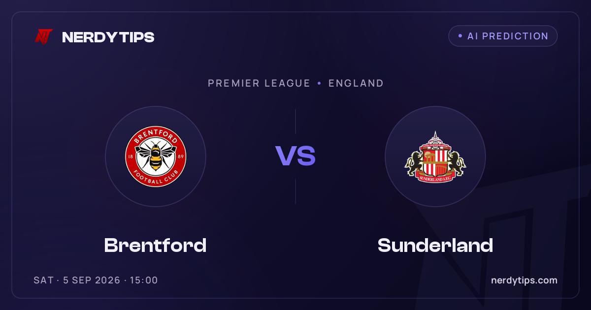 Brentford vs Sunderland Typy