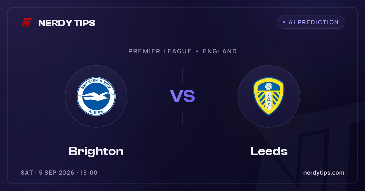 Brighton vs Leeds Typy