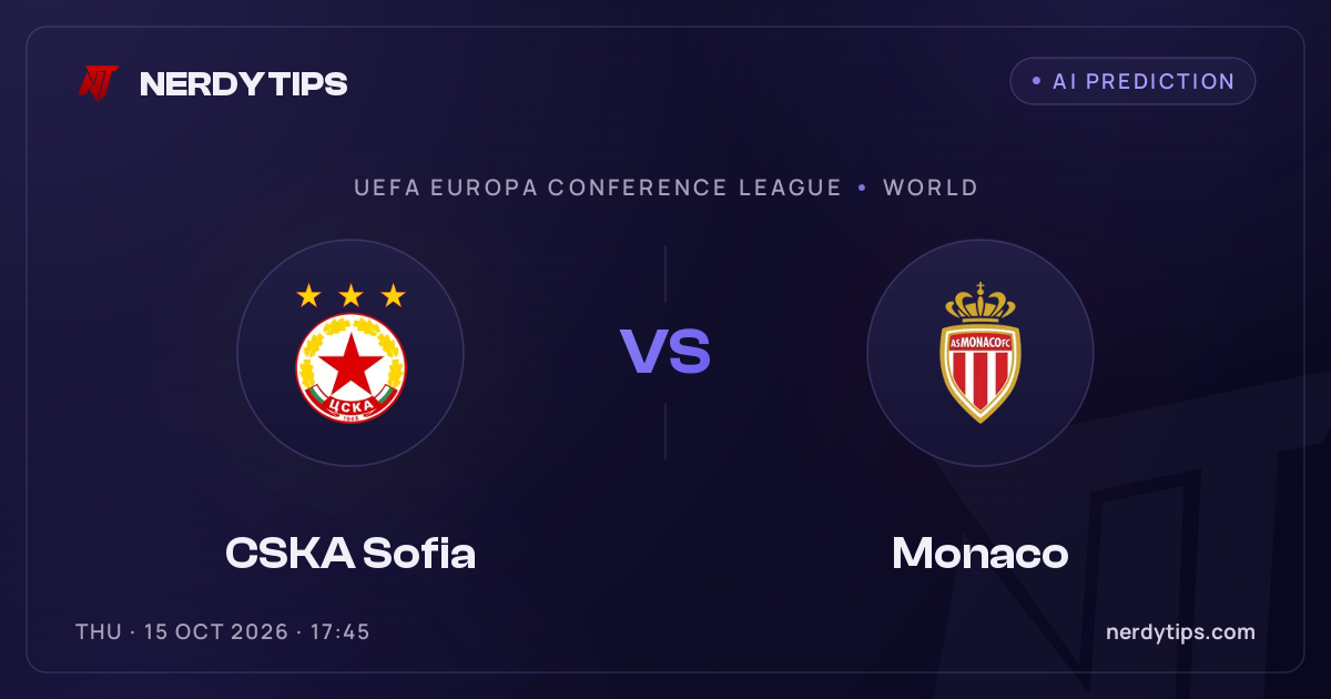 CSKA Sofia vs Monaco Speltips