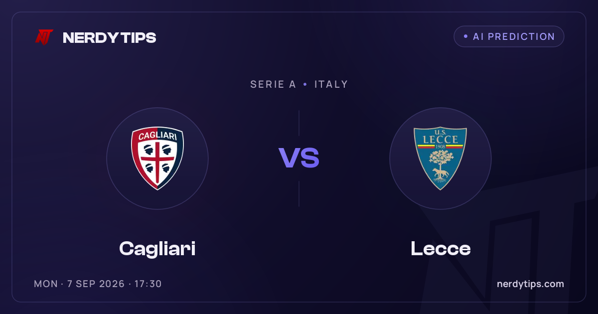 Cagliari vs Lecce Prediction