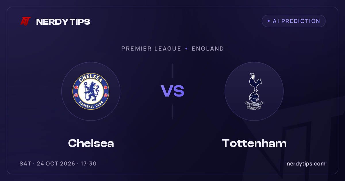 Chelsea vs Tottenham Прогноза