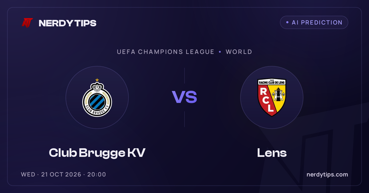 Club Brugge KV vs Lens Pronóstico