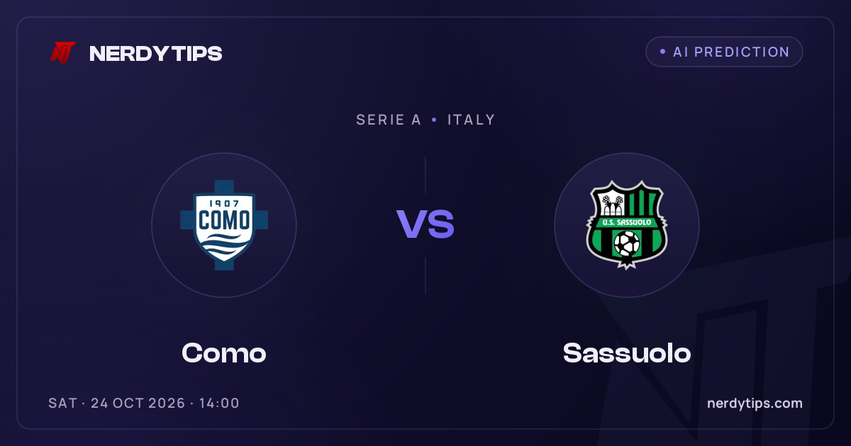 Como vs Sassuolo Prediction