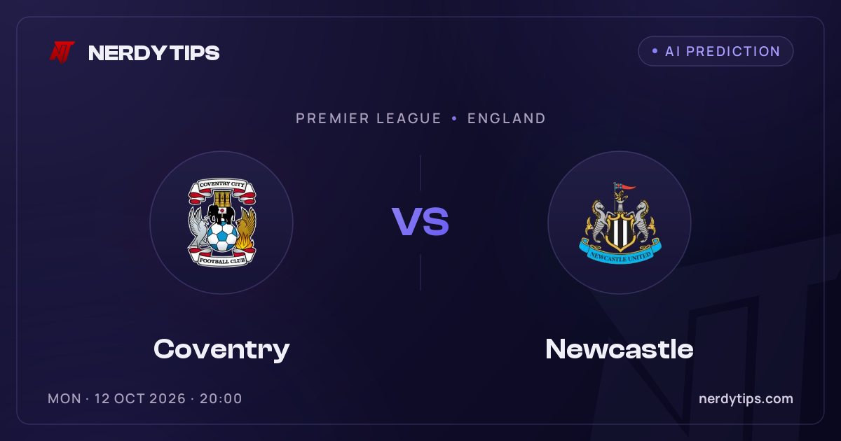 Coventry vs Newcastle Palpite