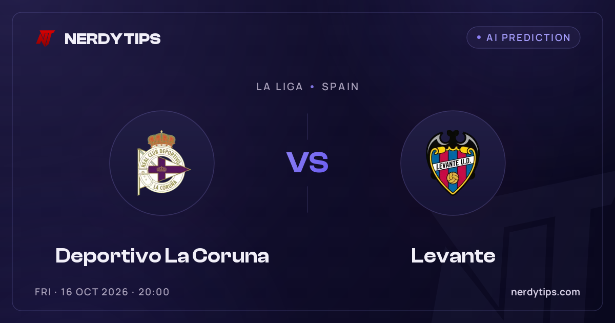 Deportivo La Coruna vs Levante Typy