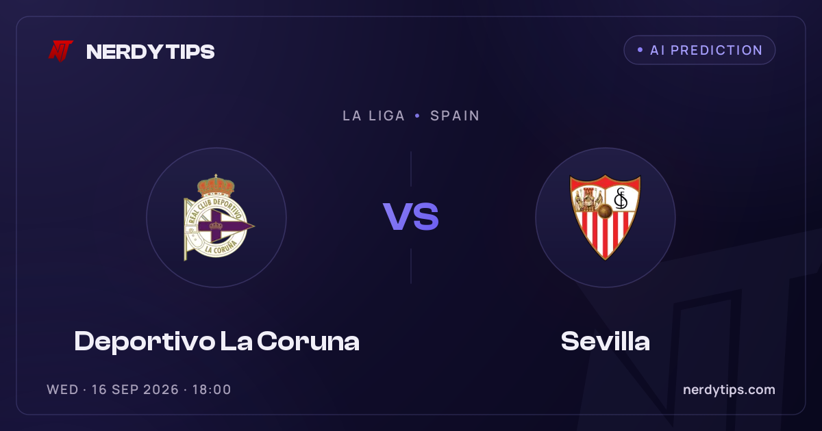 Deportivo La Coruna vs Sevilla Prediction