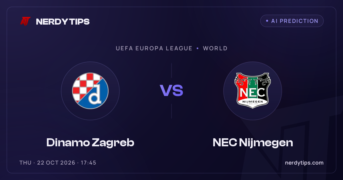 Dinamo Zagreb vs NEC Nijmegen Prediction