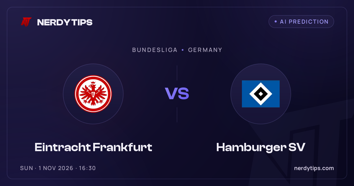 Eintracht Frankfurt vs Hamburger SV Προγνωστικό